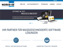 Tablet Screenshot of noris-ib.de